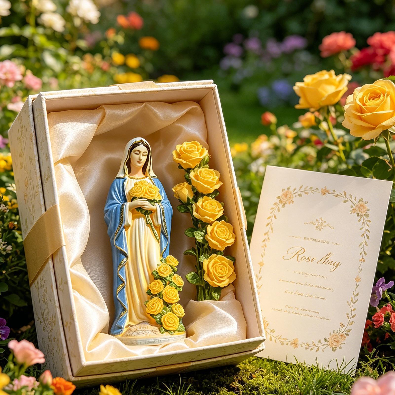 Virgin Mary Solar Statue Garde - огляд і ціна Farming And Agriculture