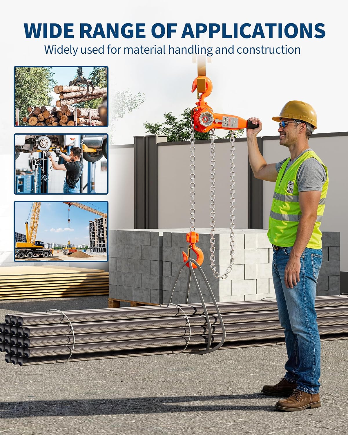 Manual Lever Chain Hoist with  - огляд і ціна Farming Jobs