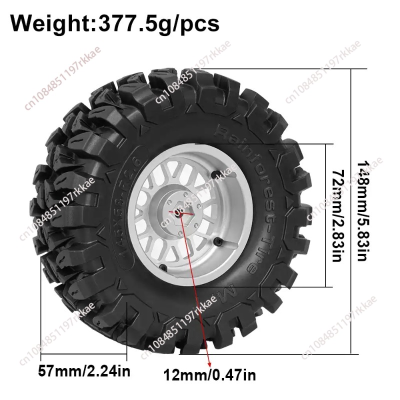 Front Wheel Rubber 2PCS Tire T - огляд і ціна Agriculture Farming Hub