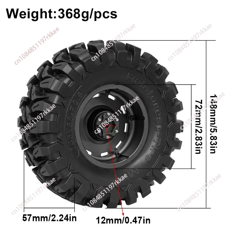 Front Wheel Rubber 2PCS Tire T - огляд і ціна Agriculture Farming Hub